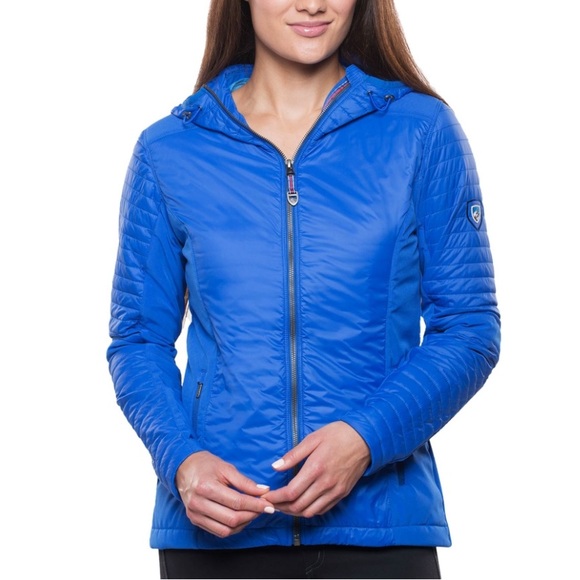 Kuhl Jackets & Blazers - Kuhl Projekt Firefly Pacific Blue Insulated Puffer Jacket w Hood Women’s XS